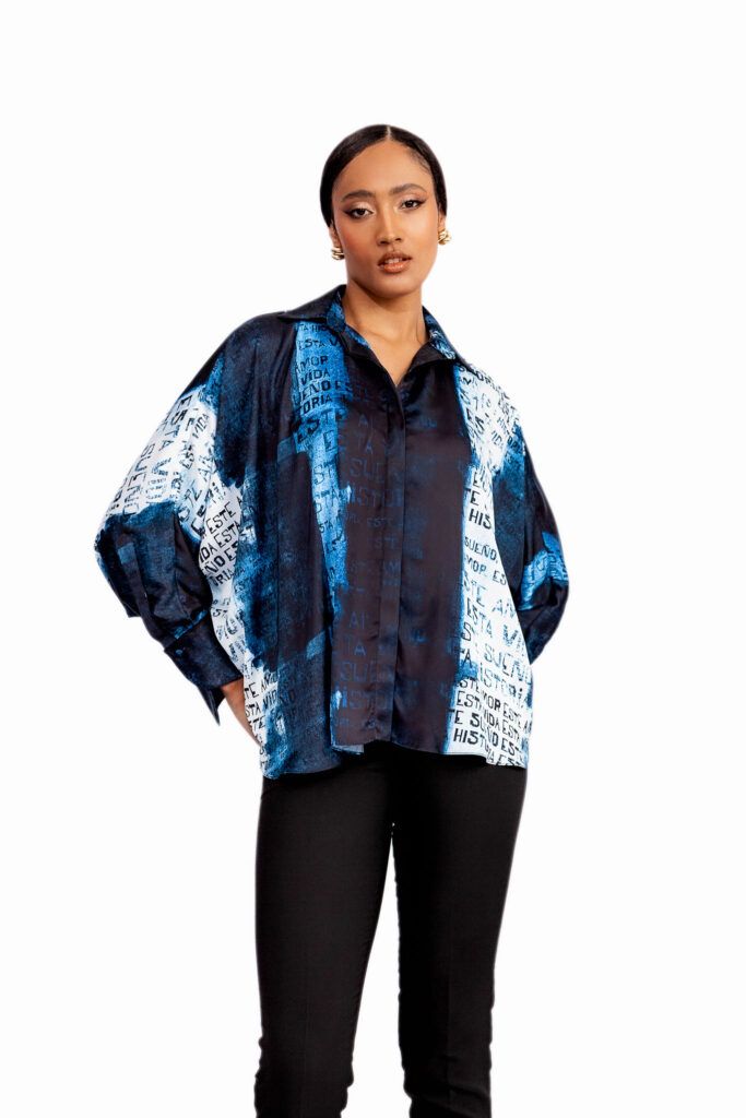 Blusa Esta Vida Azul