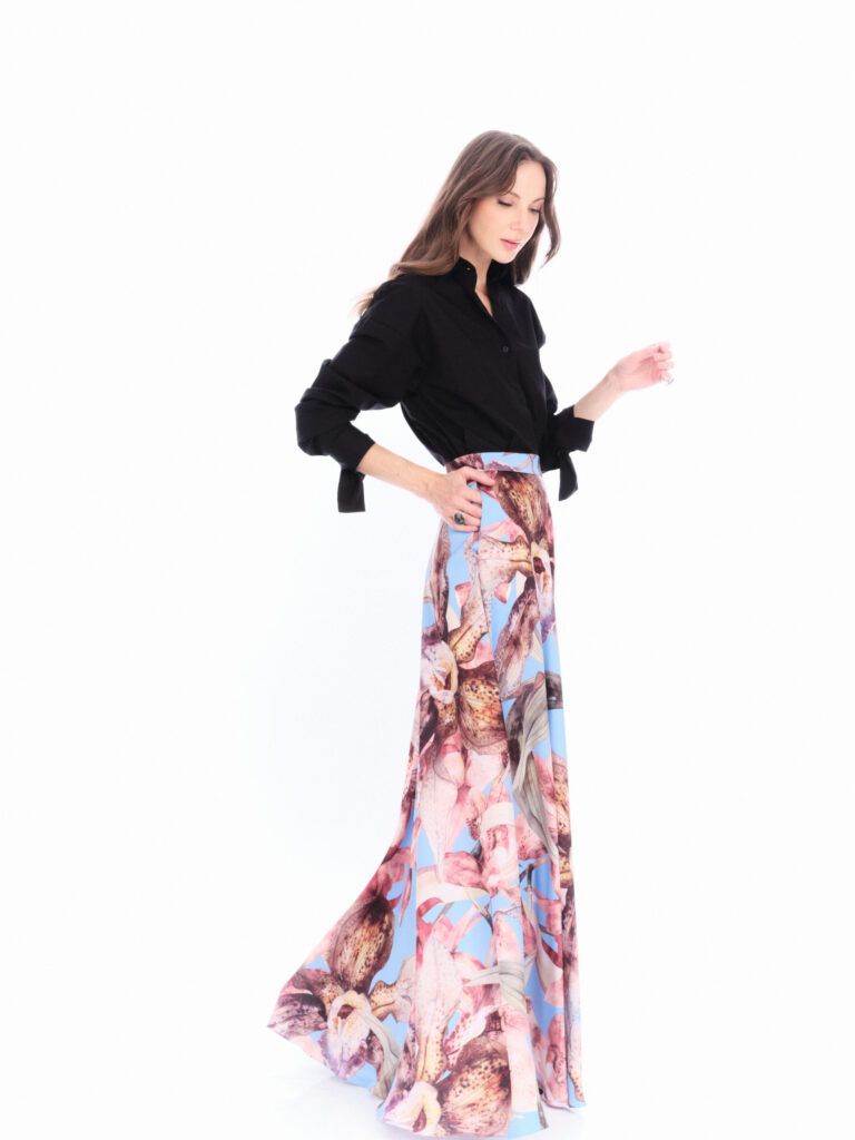FALDA ORQUIDEA AZUL