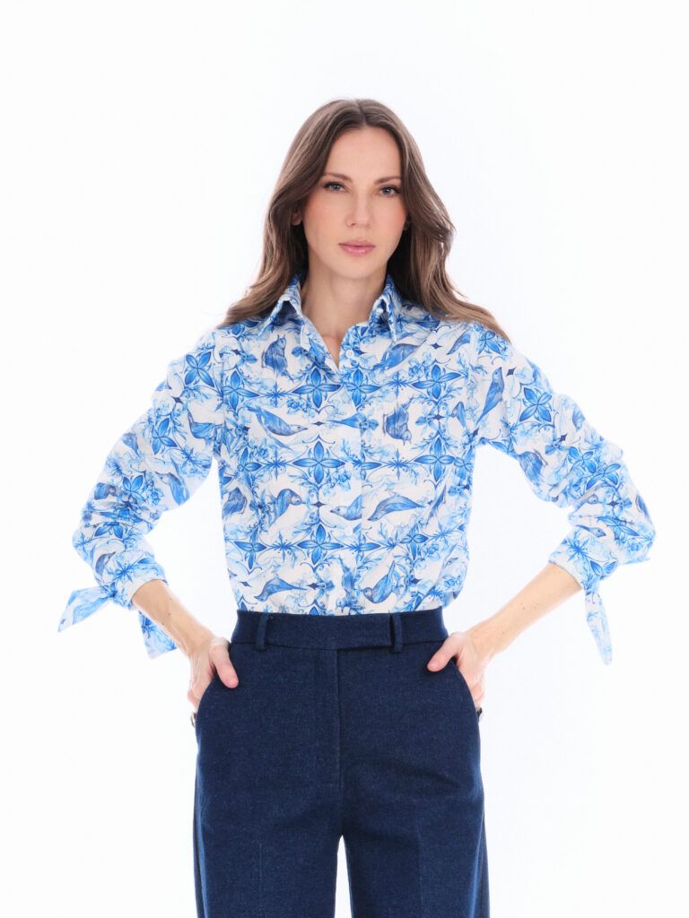 BLUSA AZULEJO BLANCO