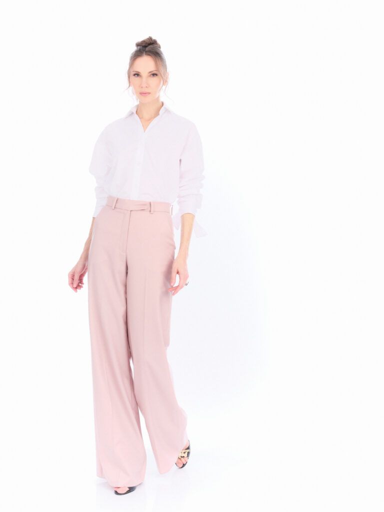 PANTALÓN PAÑO AZULEJO ROSA
