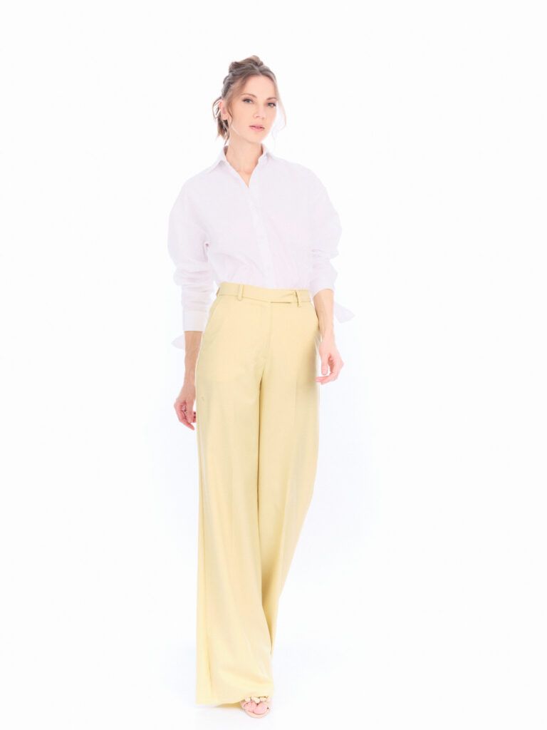 PANTALÓN PAÑO AZULEJO AMARILLO