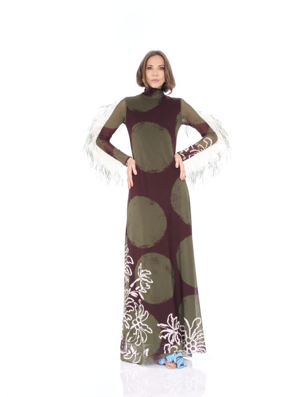 VESTIDO MESH ALISIO VERDE