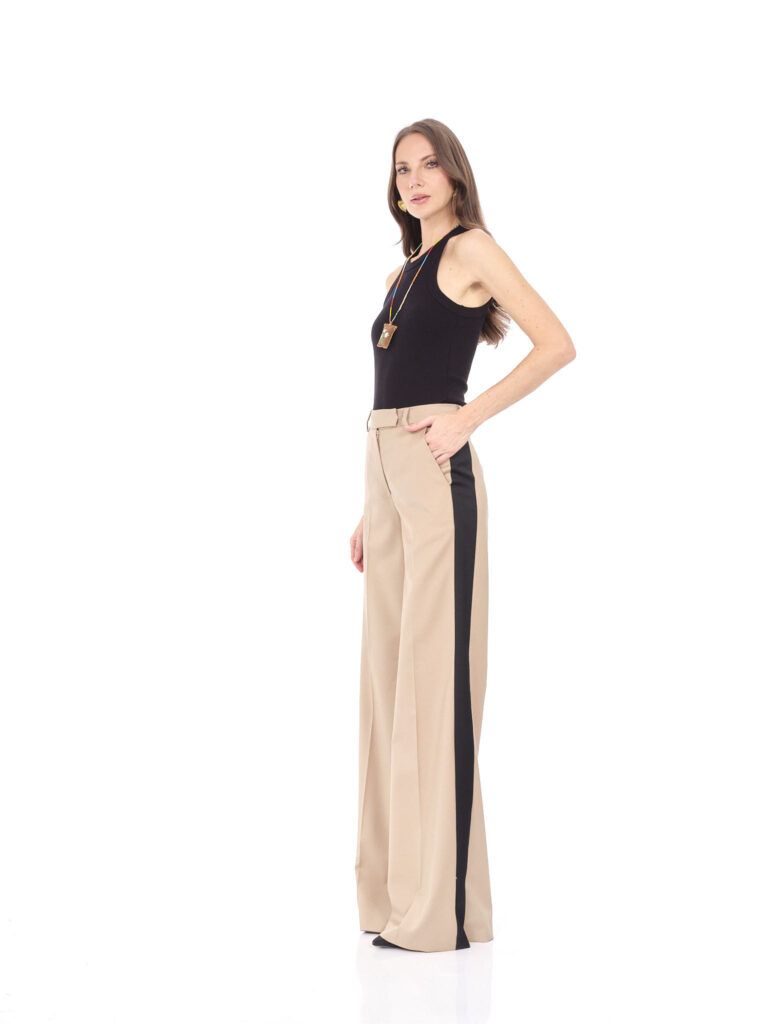 PANTALÓN PAÑO CAQUI